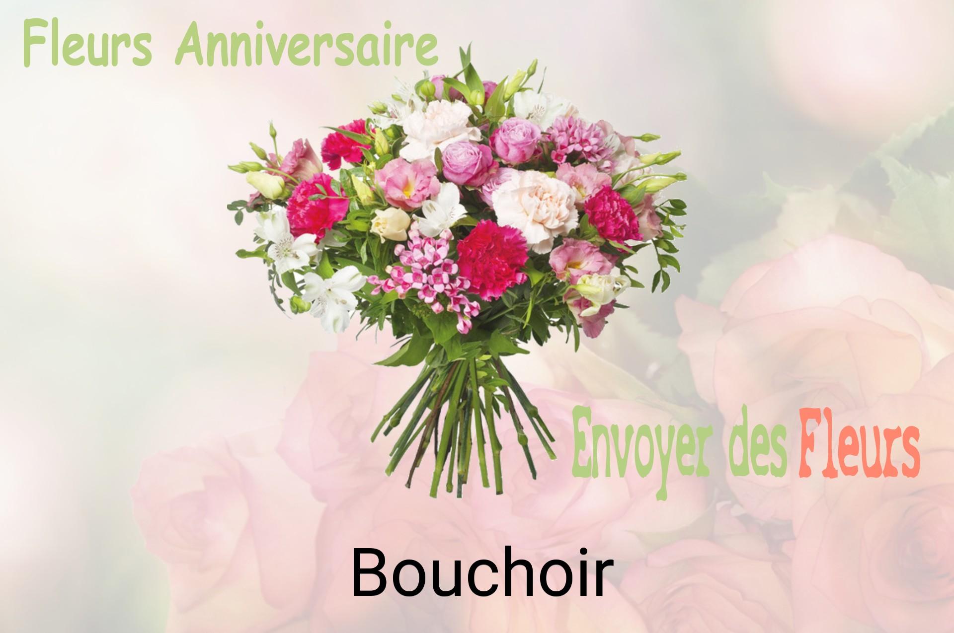 Bouquet de fleurs d’anniversaire livré à Bouchoir